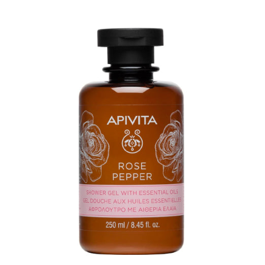 Apivita Gel de Ducha Corporal Pimienta Rosa - 250ml