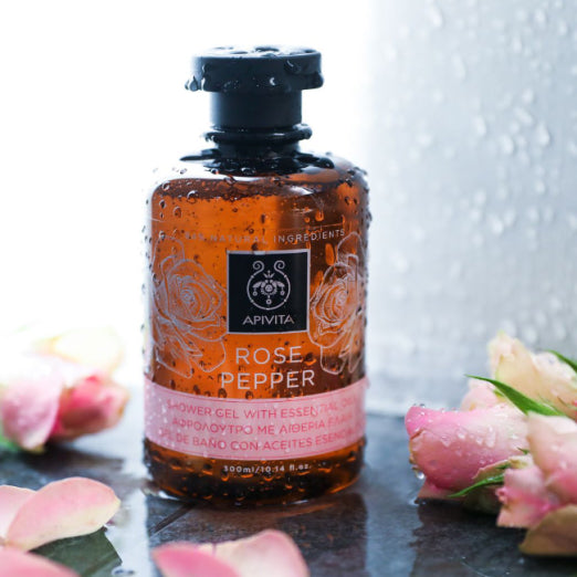 Apivita Body Duschgel Rose Pepper – 250 ml
