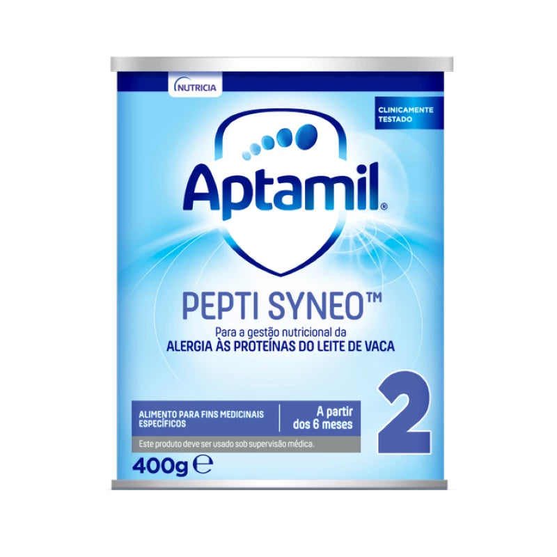 Aptamil Pepti Syneo baby formula packaging on a white background