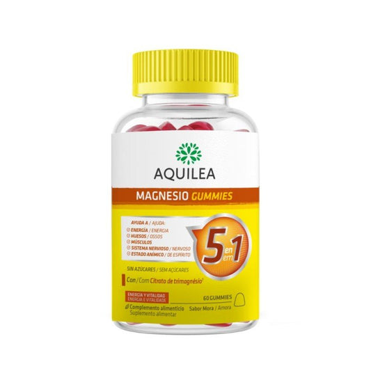 Aquilea Magnesium Gummies Blackberry (x60 units) – Buy Now at Healtsy