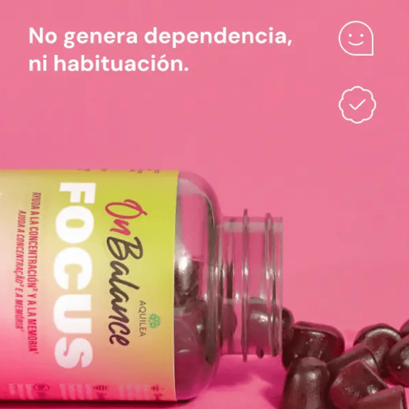Aquilea Onbalance Focus Gummies Cherry (x60 gummies) – Buy Now at Healtsy