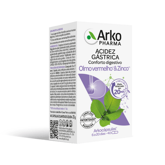 Arkocapsulas Red Elm & Zinc (x40 capsules) – Buy Now at Healtsy