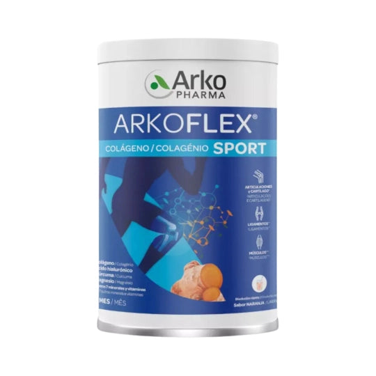 Arkoflex Collagen SPORT Powder Oral Suspension_orange flavor - 390g - Healtsy