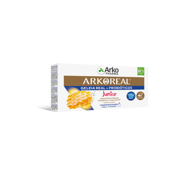 Arkoreal royal jelly + Junior Probiotics (x5 bottles) – Buy Now at Healtsy