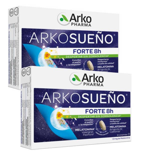 Arkosono Melatonin - 1.95mg (x30 tablets) Double pack - Healtsy