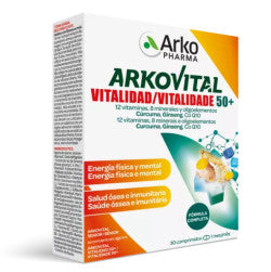 Arkovital Vitality 50+ (x30 tablets) - Healtsy