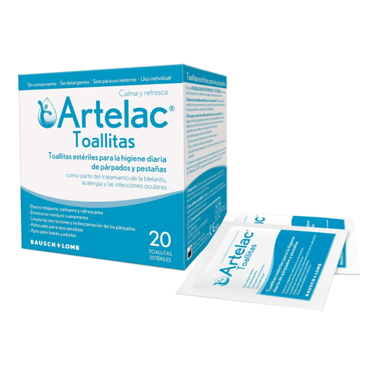 Artelac Ophthalmic Cleaning Wipes (x20 units) – Buy Now at Healtsy