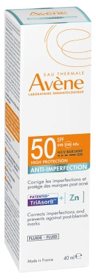 Avene Solar Anti-Blemish Fluid SPF50 - 40ml - Healtsy