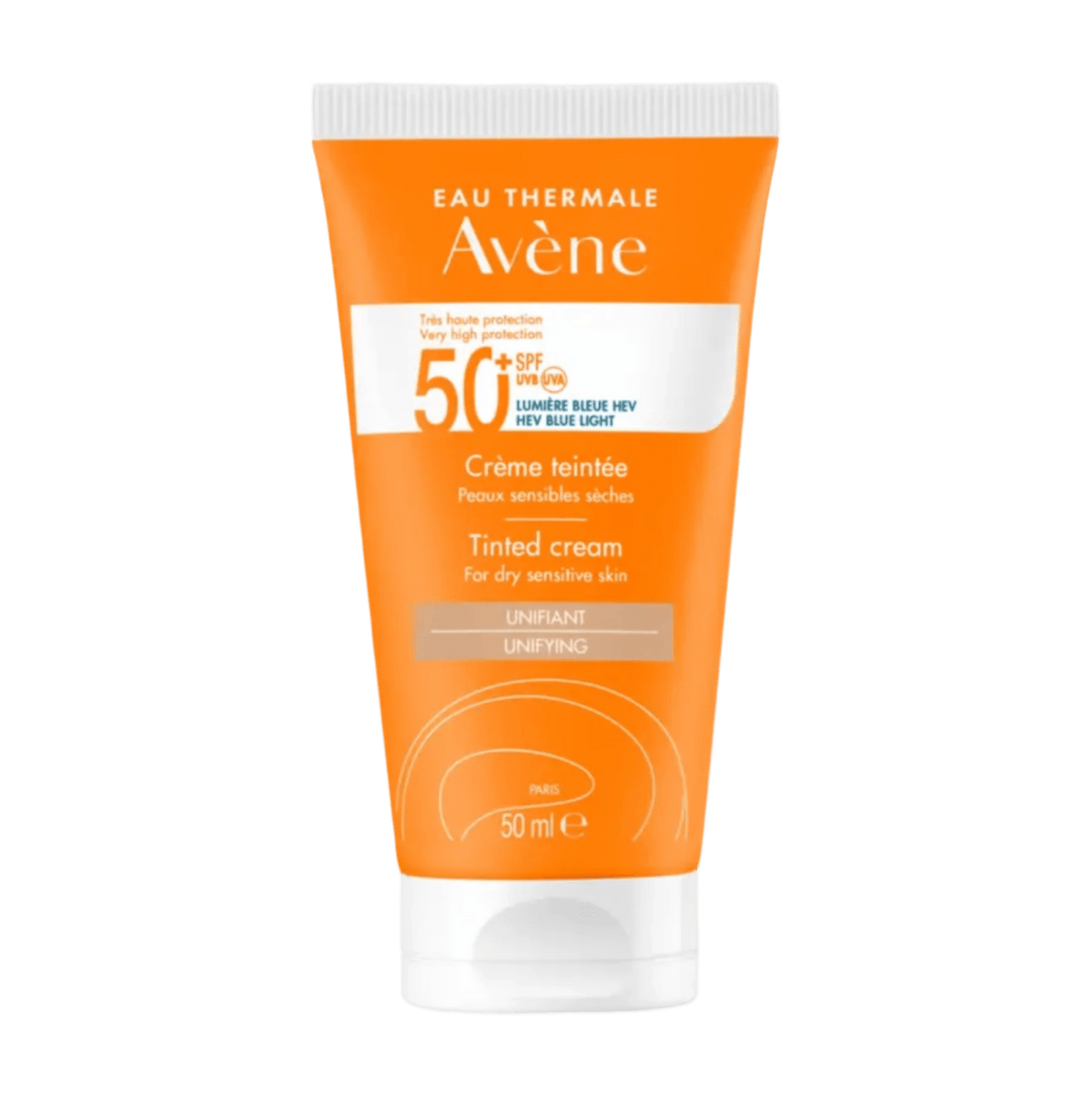 Solar Rays Cream Avène Solar Cream SPF 50+ w/ Color - 50 ml | Healtsy