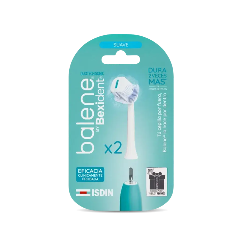 Balene By Bexident Duotech Toothbrush _ Soft (x2 refills)