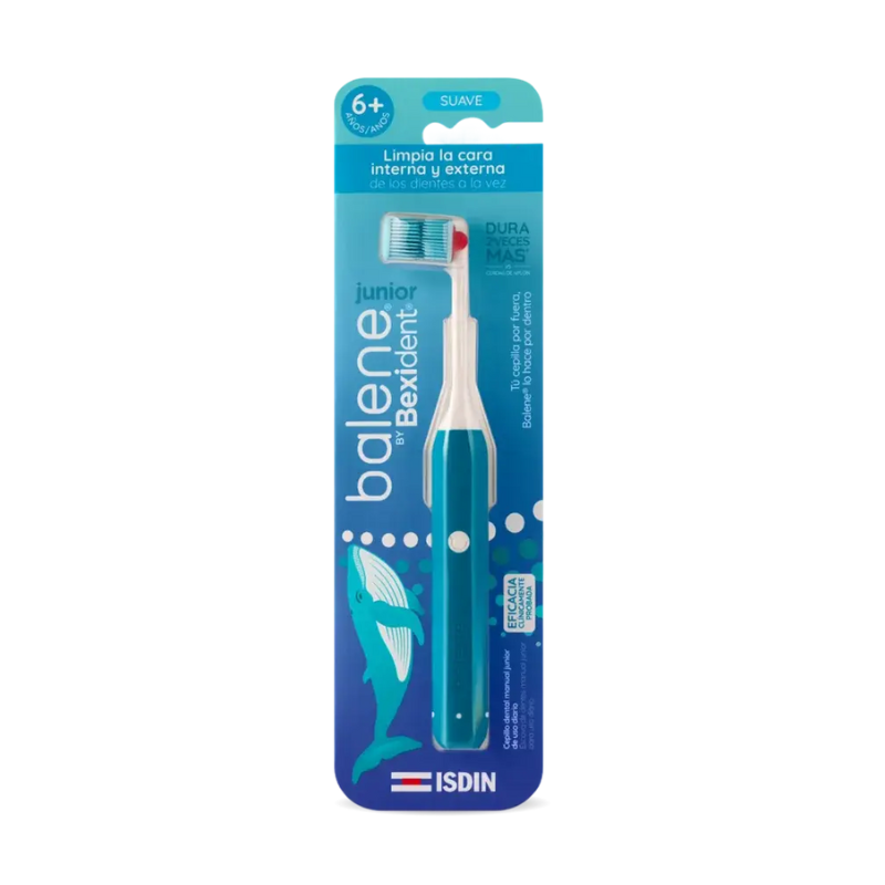 Balene by Bexident Junior Toothbrush _ 6A+ _ Blue - Healtsy