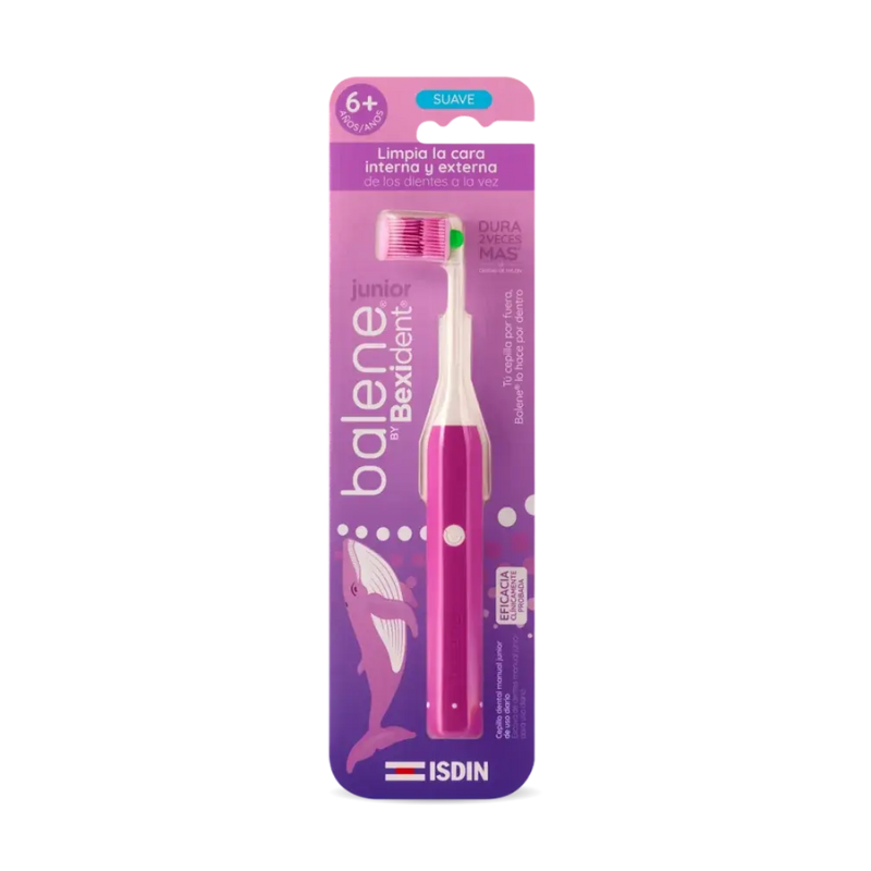 Balene by Bexident Junior Toothbrush _ 6A+ _ Purple - Healtsy