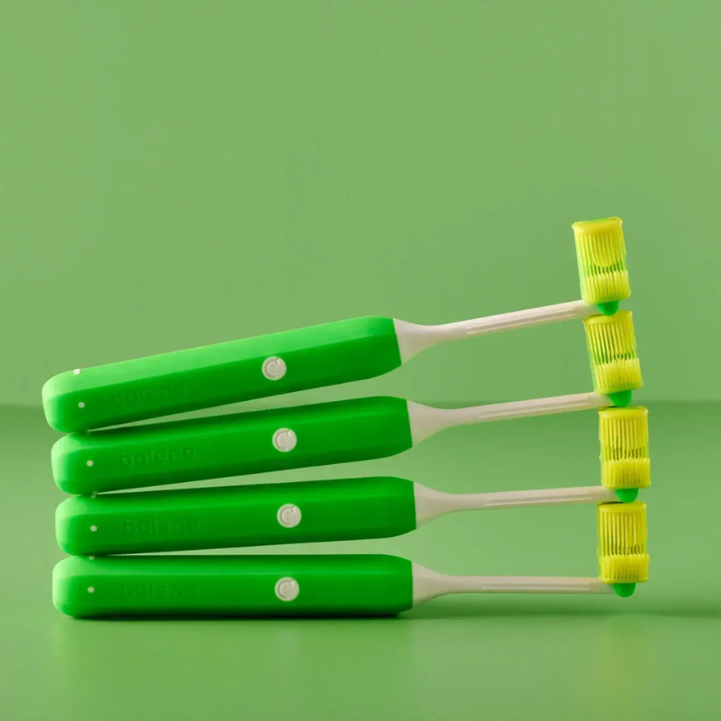 Balene By Bexident Junior Toothbrush _ 6A+ _ Green - Healtsy