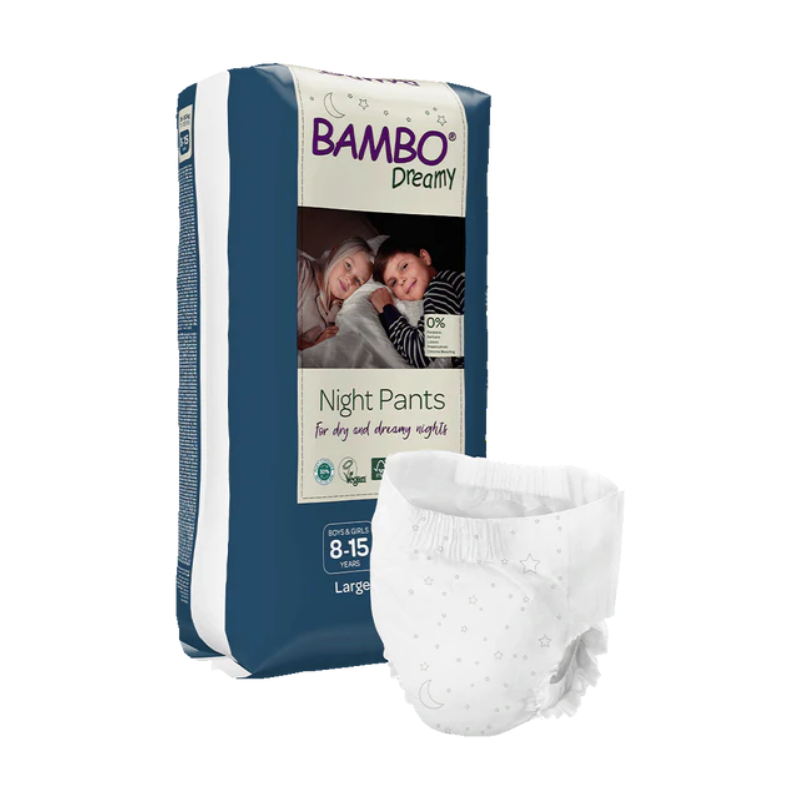 Bambo Dreamy Nighttime Diapers_Size L_ 8-15 Years (10 units) - Healtsy