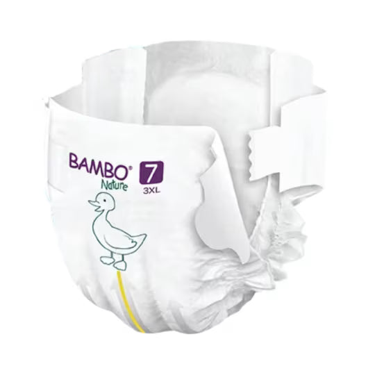 Bambo Nature Diapers - Size 7 - 3XL - 18kg+ (40 units) - Healtsy