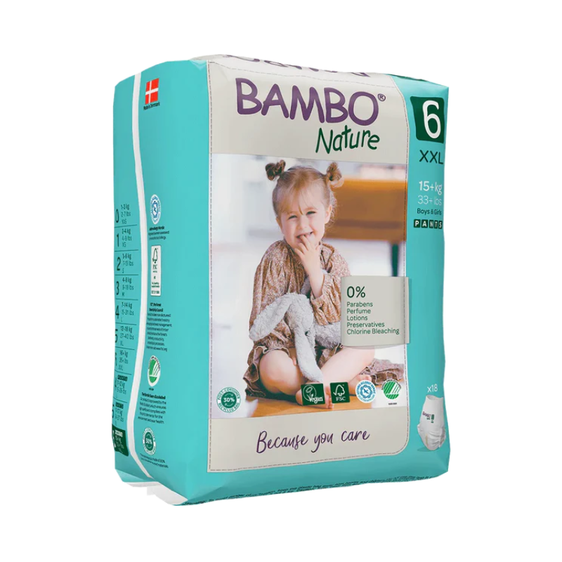 Bambo Nature Diaper Pants_ 6-XXL_18Kg+ (18 units) - Healtsy