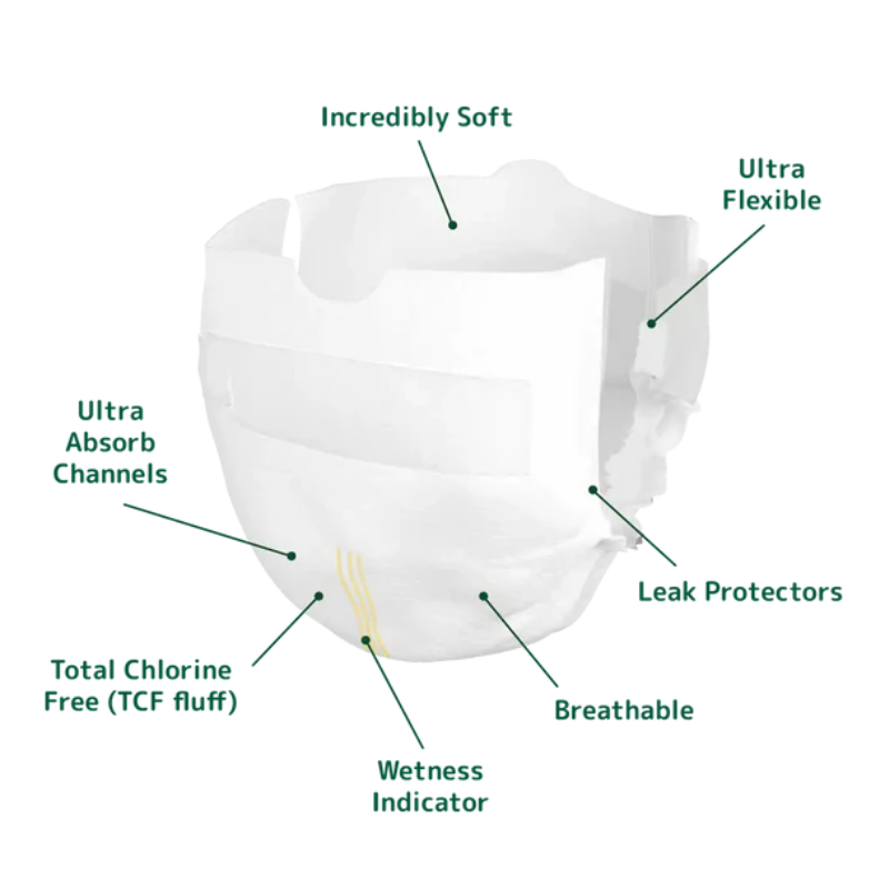 Bambo Nature Premature Diapers - 1-3kg (24 units) - Healtsy