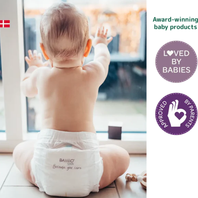 Bambo Nature Diapers - Size 3M - 4-8kg (52 units) - Healtsy