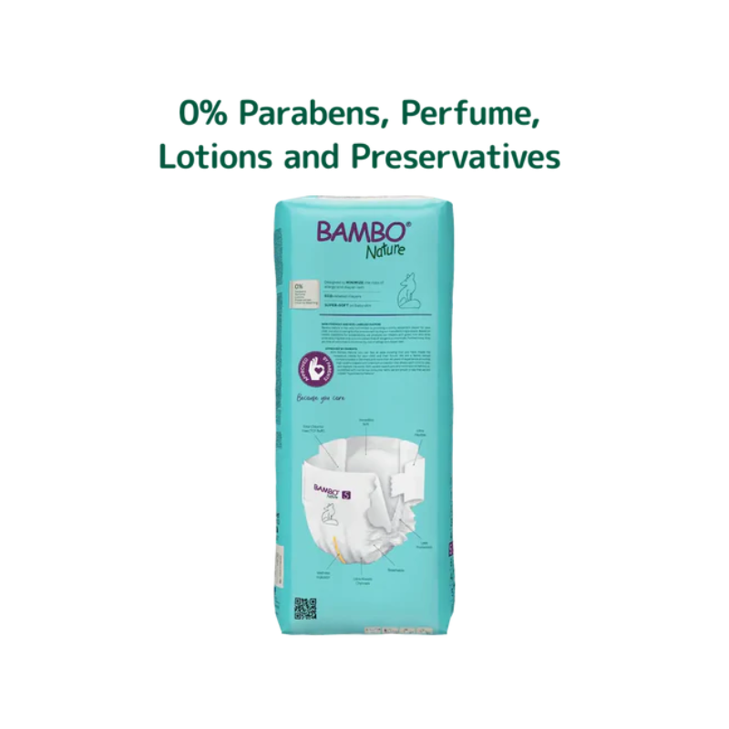 Bambo Nature Diapers _Size 5_ XL_ 12-18Kg (44 units) - Healtsy