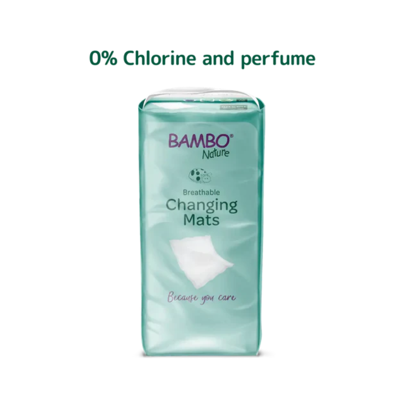 Bambo Nature Disposable Changing Pads _ 60 x 60 cm (10 units) - Healtsy