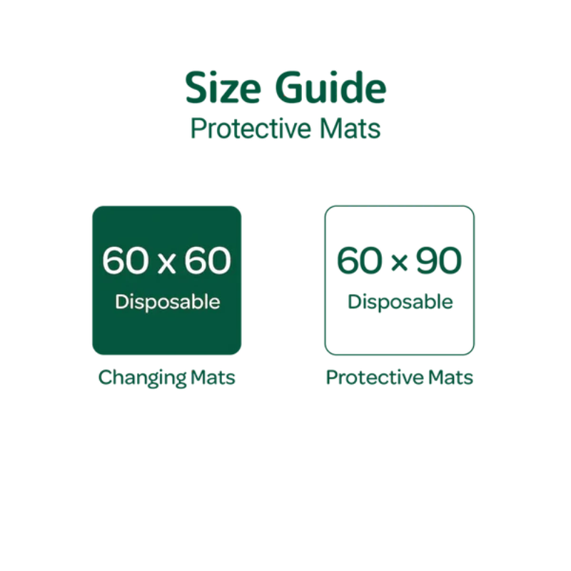 Bambo Nature Disposable Changing Pads _ 60 x 60 cm (10 units) - Healtsy