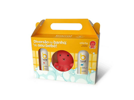 Barral Babyprotect Moisturizing Cream - 100ml + Bath Cream - 100ml + Octopus – Buy Now at Healtsy