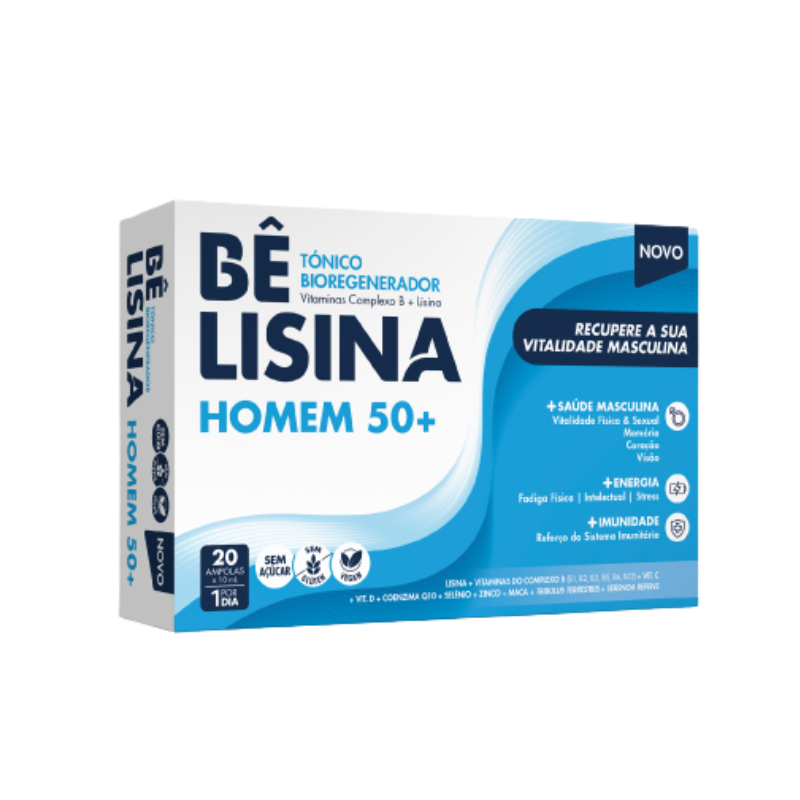 Bêlisina Men 50+ ampoules - 10ml (x20 units) - Healtsy