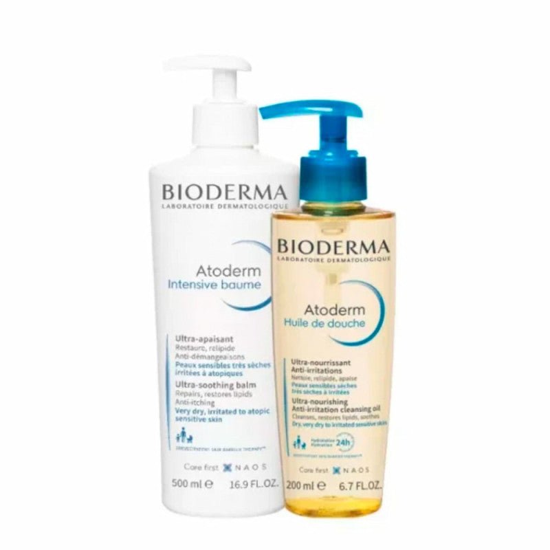 Bioderma Atoderm Intensive Baume - 500ml + Bioderma Atoderm Oil Offer - 200ml – Buy Now at Healtsy