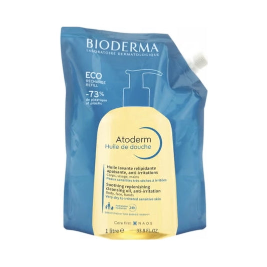 Bioderma Atoderm Shower Oil Ecorefill - 1L - Healtsy