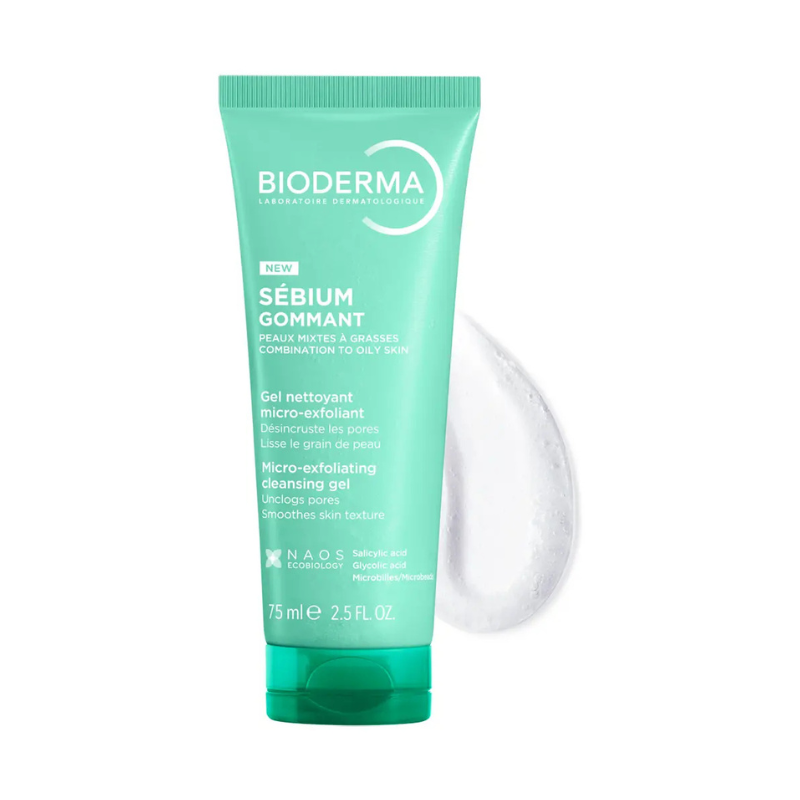 Bioderma Sebium Exfoliating Gel 75Ml - Healtsy