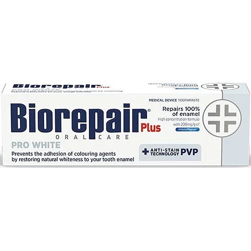Biorepair Plus Pro White Toothpaste - 75ml - Healtsy