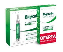Bioscalin Hair Activator (x10 ampoules) + NovaGenina Revitalizing Shampoo - 200ml - Healtsy