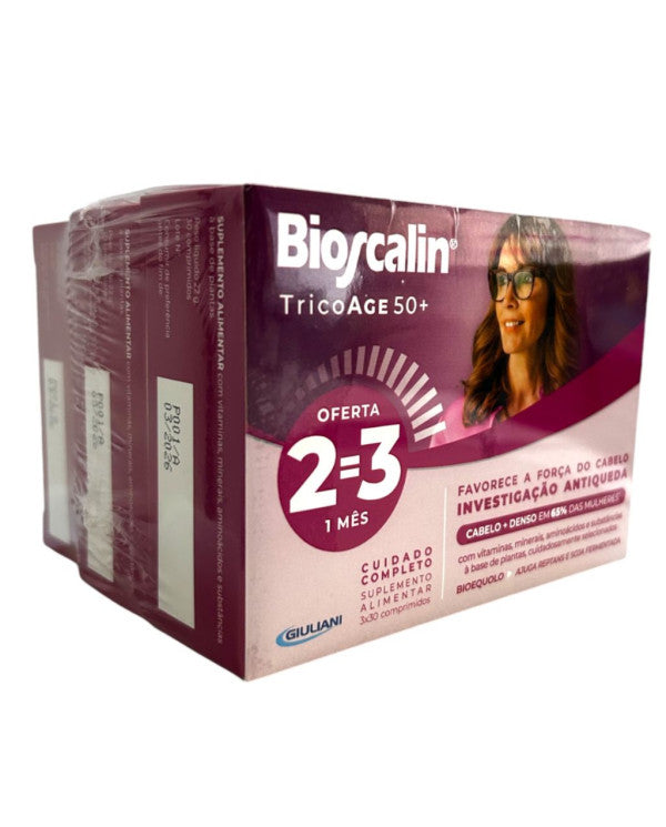 Bioscalin Tricoage 50+ (x30 tablets) Triple Pack