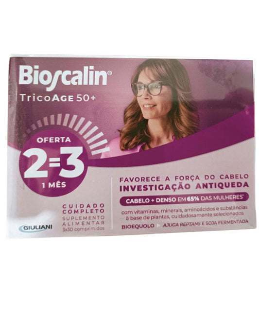 Bioscalin Tricoage 50+ (x30 tablets) Triple Pack