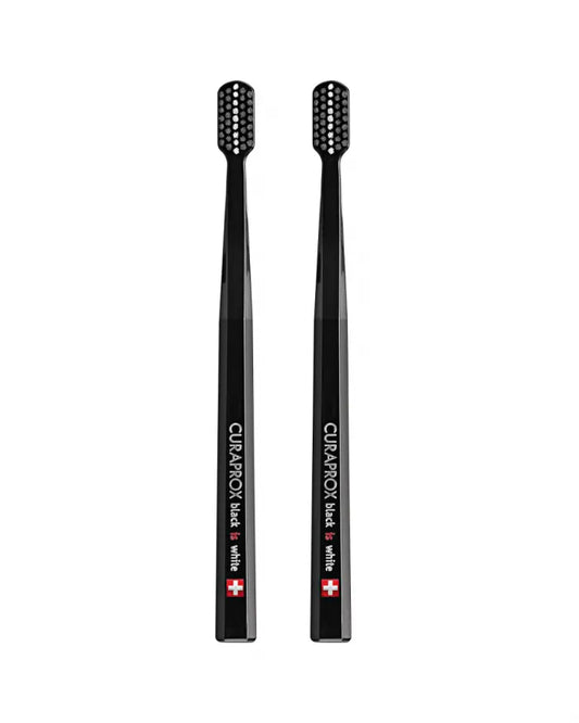 Curaprox Black White Toothbrush Kit _ Black (x2 units)
