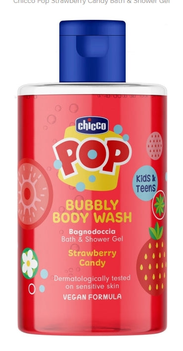 Chicco Shower gel Strawberry - 300ml (ref. Ch.Cos12370000000 ) - Healtsy