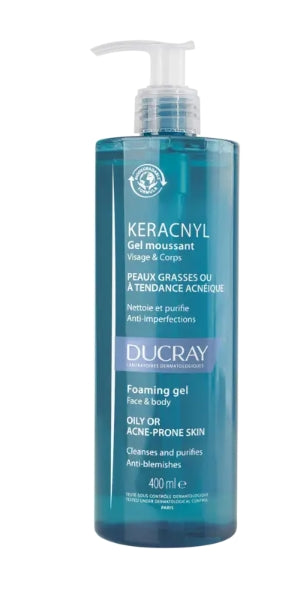 Ducray Keracnyl Anti-Imperfection Cleansing Gel 400ml - Healtsy