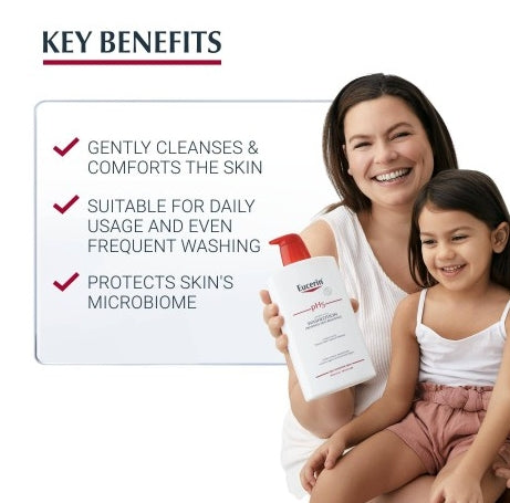 Eucerin pH5 Sensitive Skin Shower Gel - 1L - Healtsy