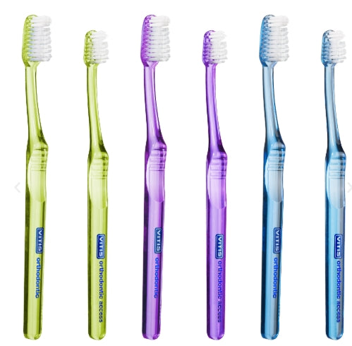 Vitis Orthodontic Access Toothbrush - Healtsy