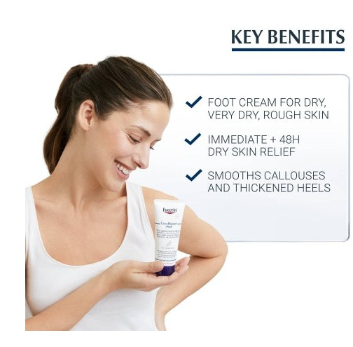 Eucerin 10% Urea Repair Foot Cream - 100ml - Healtsy