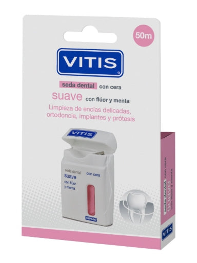 Vitis Dental Floss  w/ Fluor & Mint - Healtsy