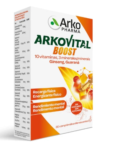 Arkovital Boost (20 Effervescent Tablets) - Healtsy