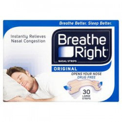 Breathe Right Large Nasal Patch (x30 units) - Healtsy