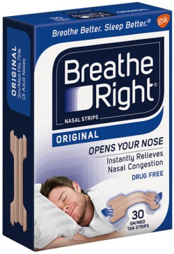 Breathe Right Small/Medium Nasal Patch (x30 units) - Healtsy