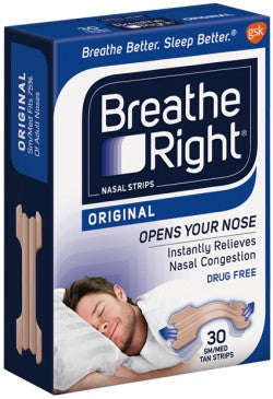 Breathe Right Small/Medium Nasal Patch (x30 units)