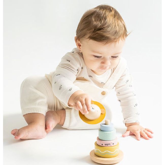 Saro Wooden Stacking Toy - Healtsy
