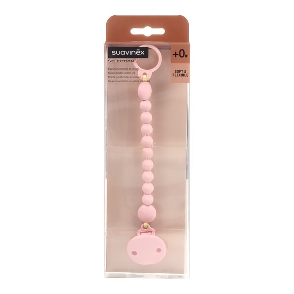 Suavinex Select Pacifier Chain with Soft+0M Balls - Healtsy