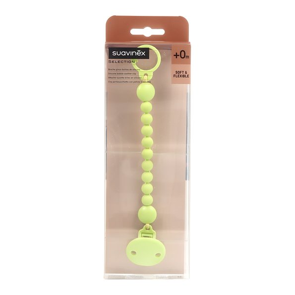 Suavinex Select Pacifier Chain with Soft+0M Balls - Healtsy