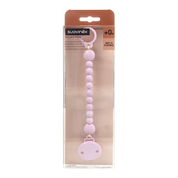 Suavinex Select Pacifier Chain with Soft+0M Balls - Healtsy