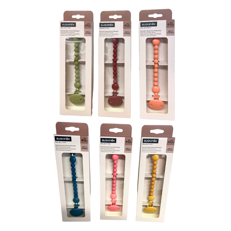 Suavinex Select Pacifier Chain +0M - Healtsy